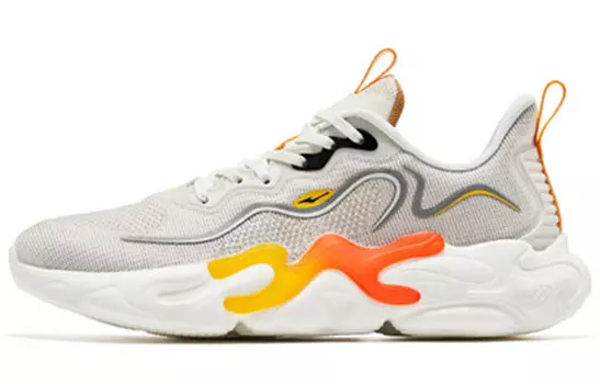 Мужские кроссовки Bullets Lifestyle с низким верхом, неотбеленные, основной цвет/манго-желтый Erke