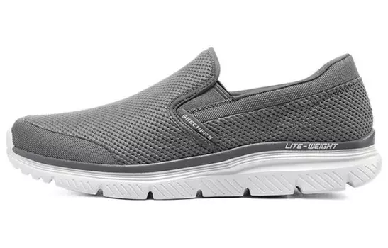 Мужские кроссовки BURNS 2.0 Lifestyle с низким верхом, угольно-серые Skechers