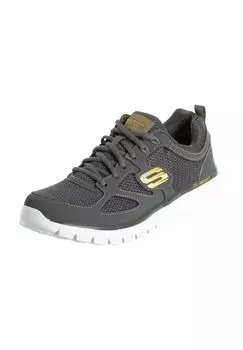 Мужские кроссовки "Burns Agoura" со стелькой из пены с эффектом памяти SKECHERS, цвет Char