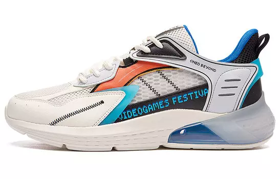 Мужские кроссовки Cloud Lifestyle с низким верхом, белый/черный 361°