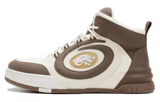 Мужские кроссовки Cloud Series Lifestyle с высоким берцем, коричневый, черный Aokang