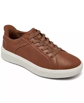 Мужские кроссовки Court Break с широкими ремешками от Finish Line Skechers, коричневый