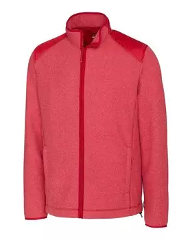 Мужские кроссовки Cutter & Buck Cedar Park с молнией во всю длину, цвет Cardinal Red Heather