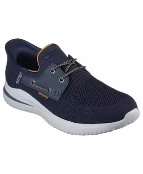 Мужские кроссовки Delson 3.0 - повседневные слипоны Roth от Finish Line Skechers, синий