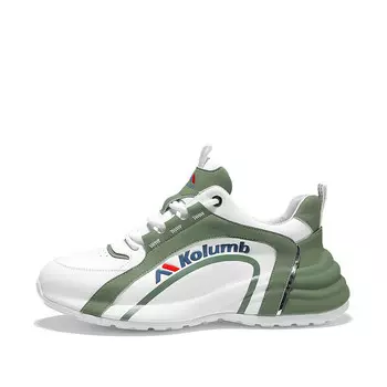 Мужские кроссовки для активного отдыха на открытом воздухе, с низким верхом, зеленый Kolumb