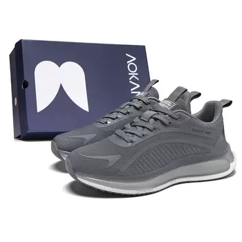 Мужские кроссовки для активного отдыха на открытом воздухе, с низким верхом, серый Aokang