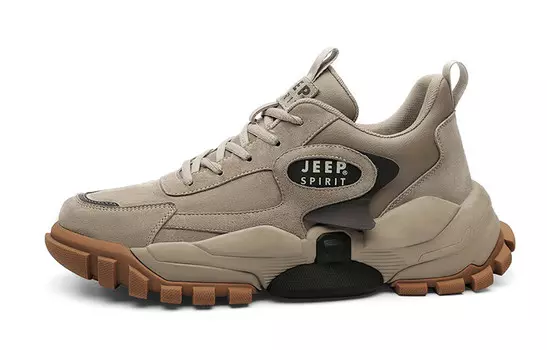 Мужские кроссовки для активного отдыха на открытом воздухе, среднего размера Jeep Spirit, цвет Sand