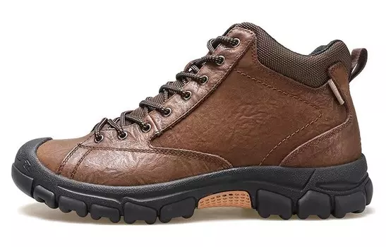 Мужские кроссовки для активного отдыха на открытом воздухе, с высоким верхом, коричневый Humtto
