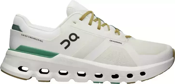 Мужские кроссовки для бега Cloudrunner 2 On, белый/зеленый