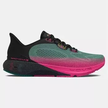 Мужские кроссовки для бега Machina 3 Daylight черного/розового цвета Under Armour, мультиколор