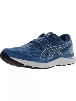 Мужские кроссовки для бега с сеткой Gel Cumulus 23 ASICS, цвет Reborn Blue/White