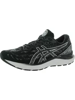 Мужские кроссовки для бега с сеткой Gel Cumulus 23 ASICS, цвет Black/White