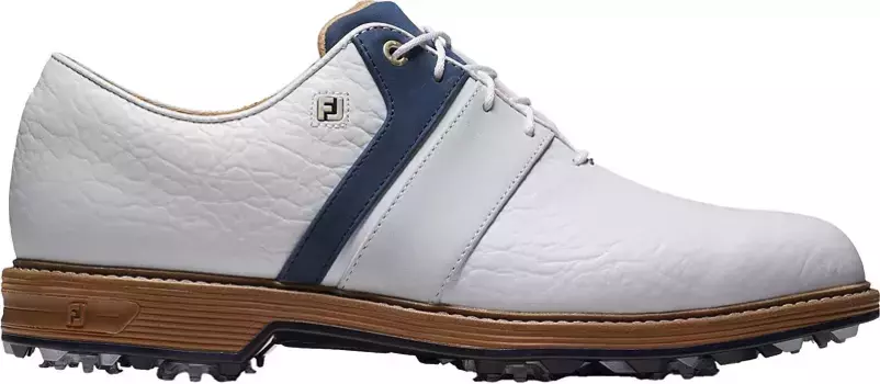Мужские кроссовки для гольфа FootJoy Premiere Series Wilcox LE, белый/темно-синий/белый