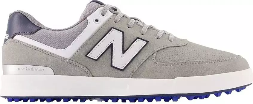 Мужские кроссовки для гольфа New Balance 574 Greens, серый/белый