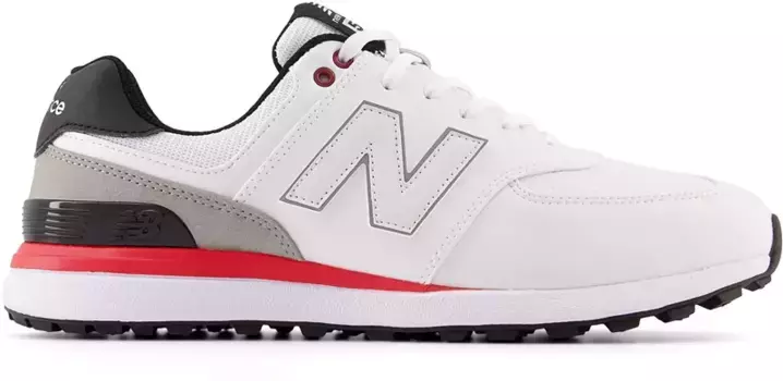 Мужские кроссовки для гольфа New Balance 574 Greens V2, белый/черный