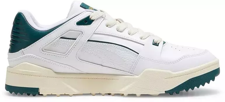 Мужские кроссовки для гольфа Puma X Slipstream G, белый/зеленый