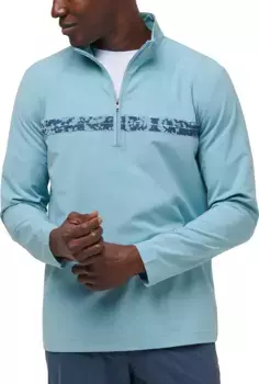 Мужские кроссовки для гольфа TravisMathew Swell Season на молнии 1/4, цвет Cameo