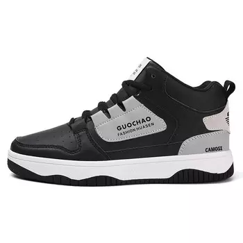 Мужские кроссовки для повседневной носки, средний верх Camosi, цвет Black Gray
