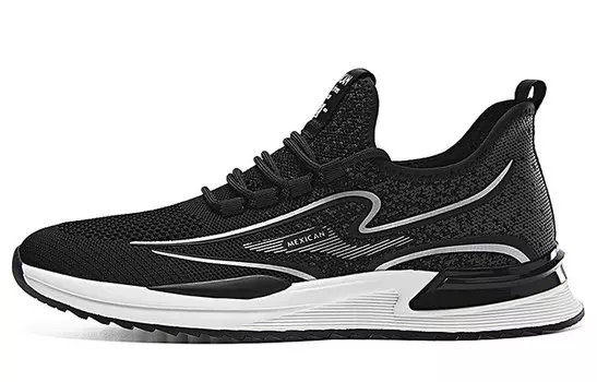 Мужские кроссовки для повседневной носки, средний верх Mexican, черный