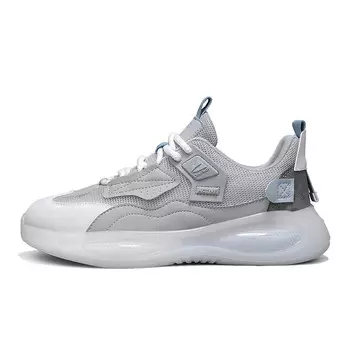 Мужские кроссовки для повседневной носки, средний верх Deerway, серый/синий