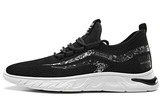 Мужские кроссовки для повседневной носки, средний верх Mexican, черный