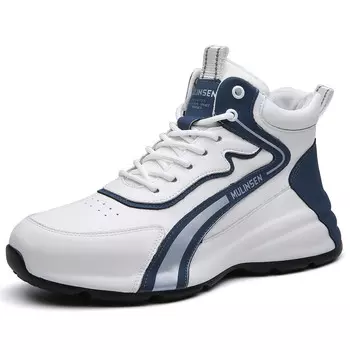 Мужские кроссовки для повседневной носки, средний верх Mulinsen, черный