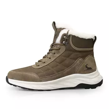 Мужские кроссовки для повседневной носки, средний верх Beck, хаки