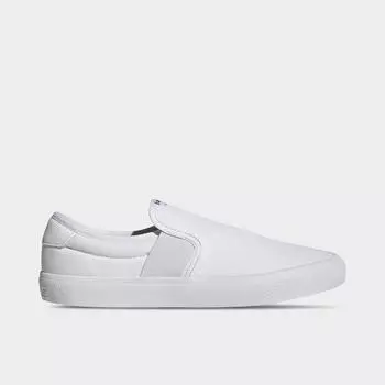 Мужские кроссовки для скейтбординга Adidas Essentials Vulc Raid3r Slip-On, белый