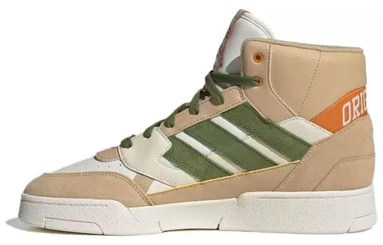 Кеды Adidas Originals Drop Step Skateboarding Unisex, бежевый/коричневый/зеленый