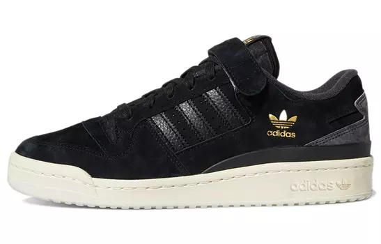 Кроссовки Adidas Originals Forum 84 Low Core Black Gold