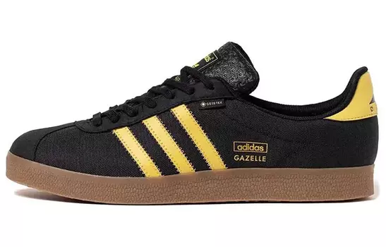Мужские кроссовки для скейтбординга adidas originals Gazelle, Black/Yellow