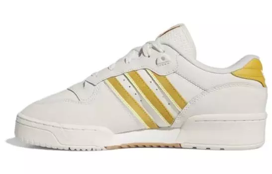 Мужские кроссовки для скейтбординга adidas originals Rivalry, White/Yellow