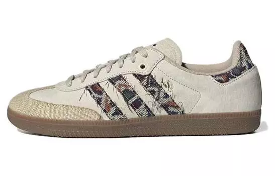 Мужские кроссовки для скейтбординга adidas originals Samba, Бежевый/Коричневый