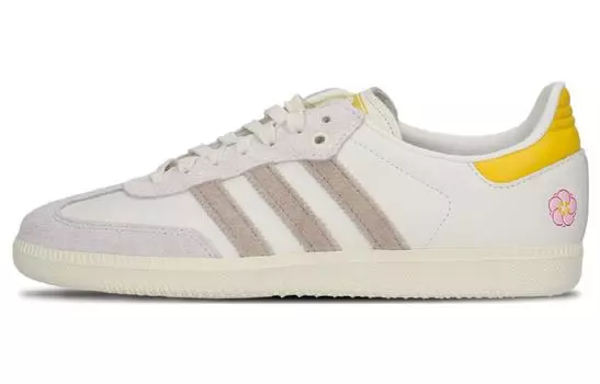 Мужские кроссовки для скейтбординга adidas originals Samba, White beige