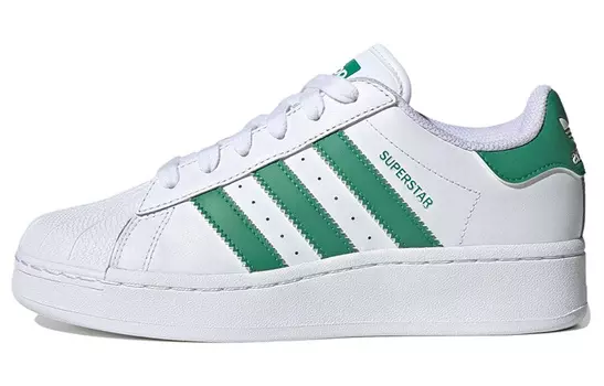 Мужские кроссовки для скейтбординга adidas originals Superstar, White Green