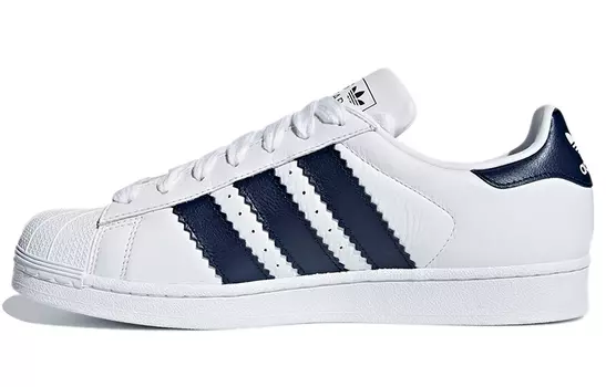 Кроссовки Adidas Originals Superstar 'Enlarged Stripes Collegiate Navy'