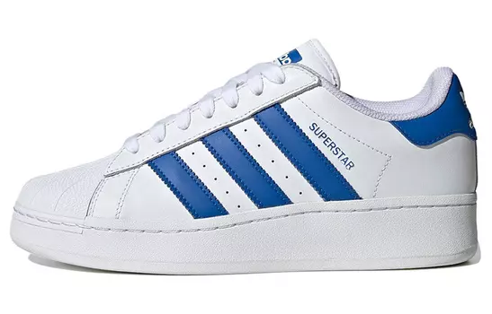 Мужские кроссовки для скейтбординга Adidas Originals Superstar, белый и синий