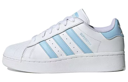 Мужские кроссовки для скейтбординга Adidas Originals Superstar, белый и синий