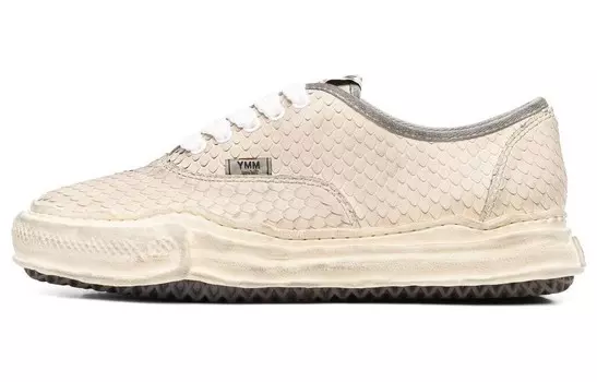 Мужские кроссовки для скейтбординга Baker Stylish, белые, с низким верхом Mihara Yasuhiro