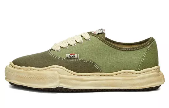 Мужские кроссовки для скейтбординга Baker Stylish, низкие, зеленые Mihara Yasuhiro