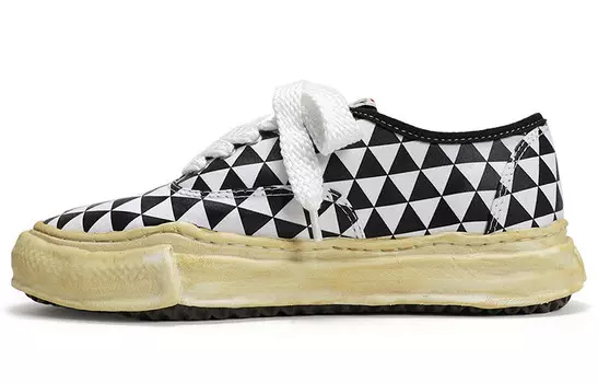 Мужские кроссовки для скейтбординга Baker Stylish, низкие, черного/белого цвета Mihara Yasuhiro