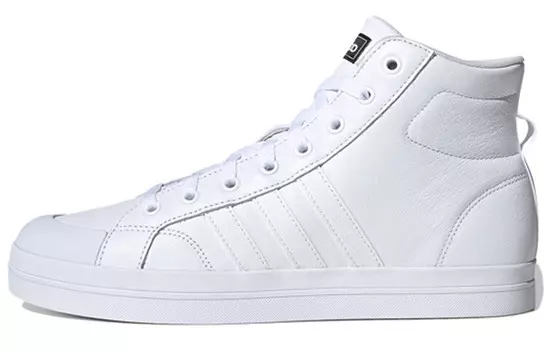 Мужские кроссовки для скейтбординга Bravada Mid Top белого цвета Adidas Neo