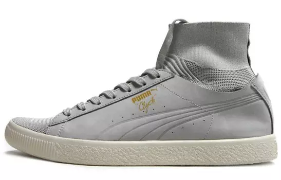 Мужские кроссовки для скейтбординга Clyde, серые, средней высоты Puma