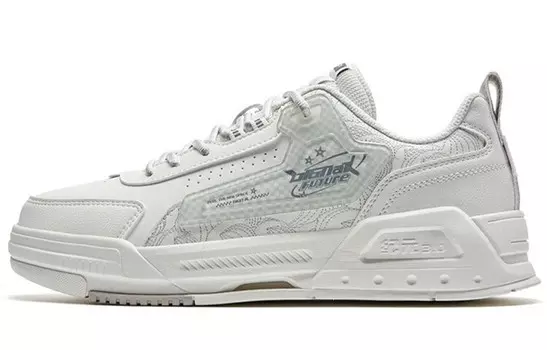 Мужские кроссовки для скейтбординга Era с низким верхом, белые/новые, металлические, серебристые Xtep