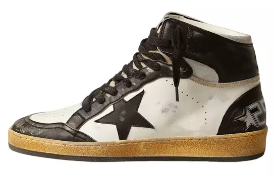 Мужские кроссовки Golden Goose Sky-Star, черный/белый