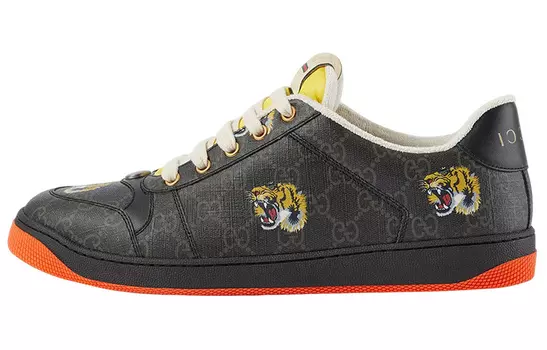 Мужские кроссовки Gucci Screener, черный/красный