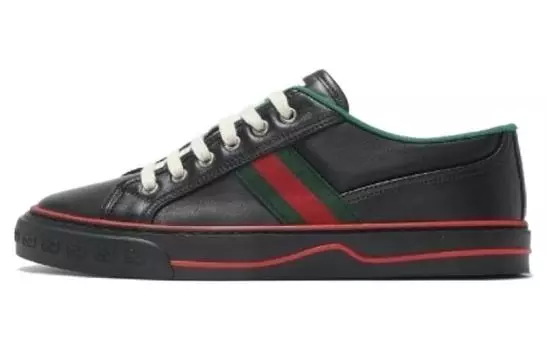 Мужские кеды Gucci Tennis 1977, черный/красный