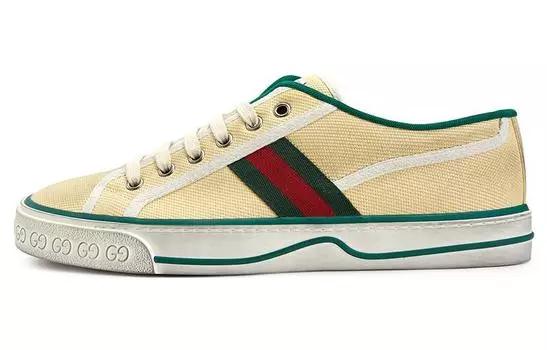 Мужские кеды Gucci Tennis 1977, светло-желтый