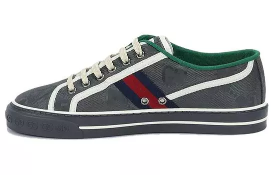 Мужские кеды Gucci Tennis 1977, темно-серый