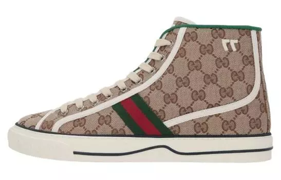Мужские кеды Gucci Tennis 1977, коричневый